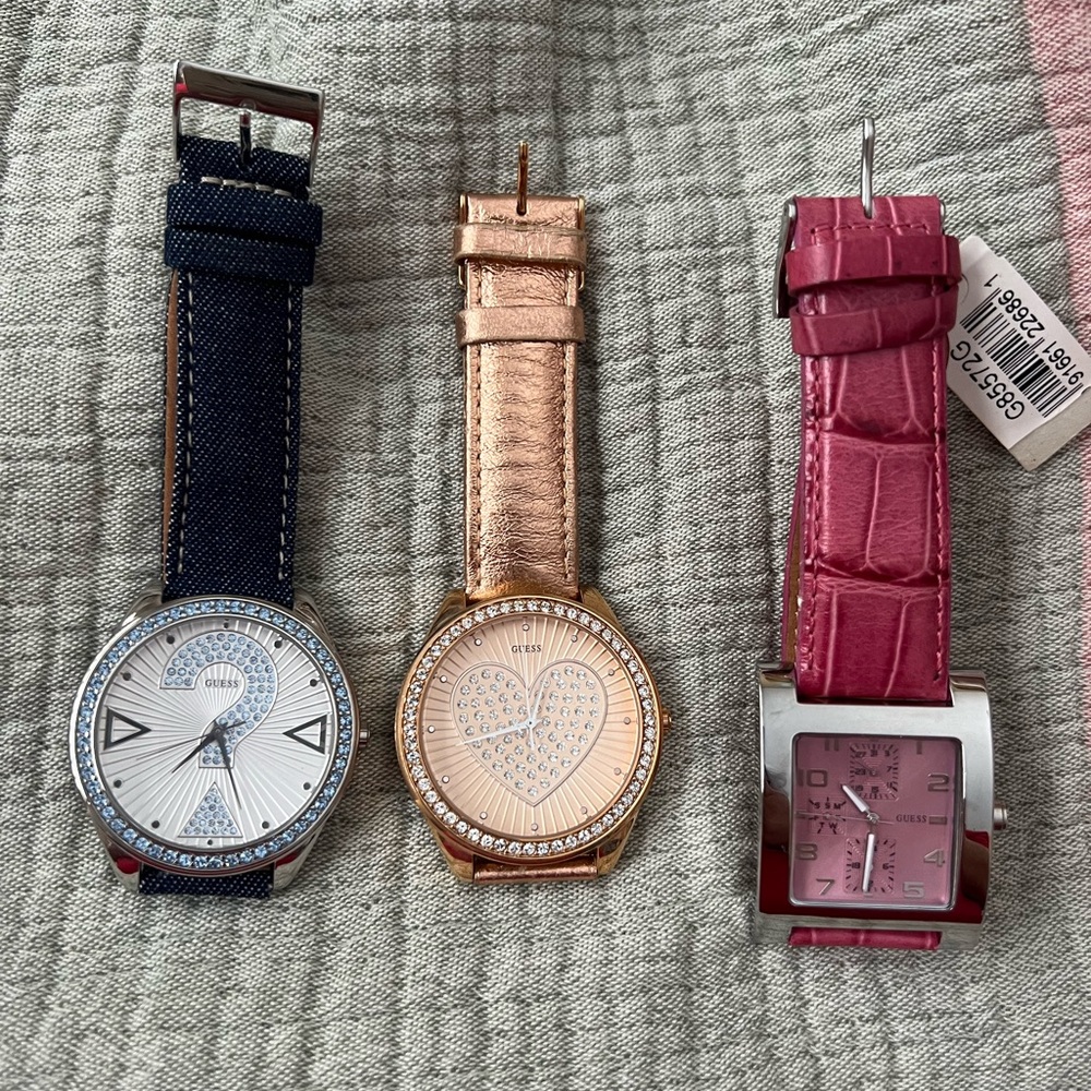 Guess Women's Watches - Blue, Rose Gold, Pink